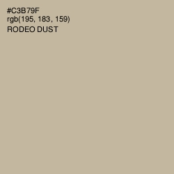 #C3B79F - Rodeo Dust Color Image